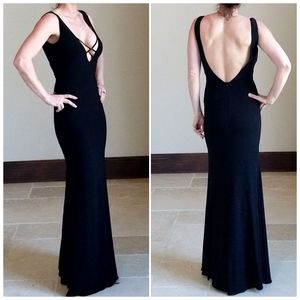 Jovani Full Length Formal Black Dress 0 Small